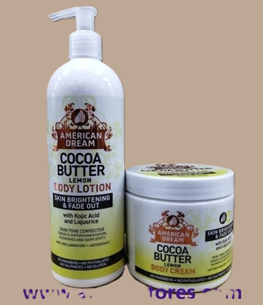 American Dream Cocoa Butter Cream - Lemon